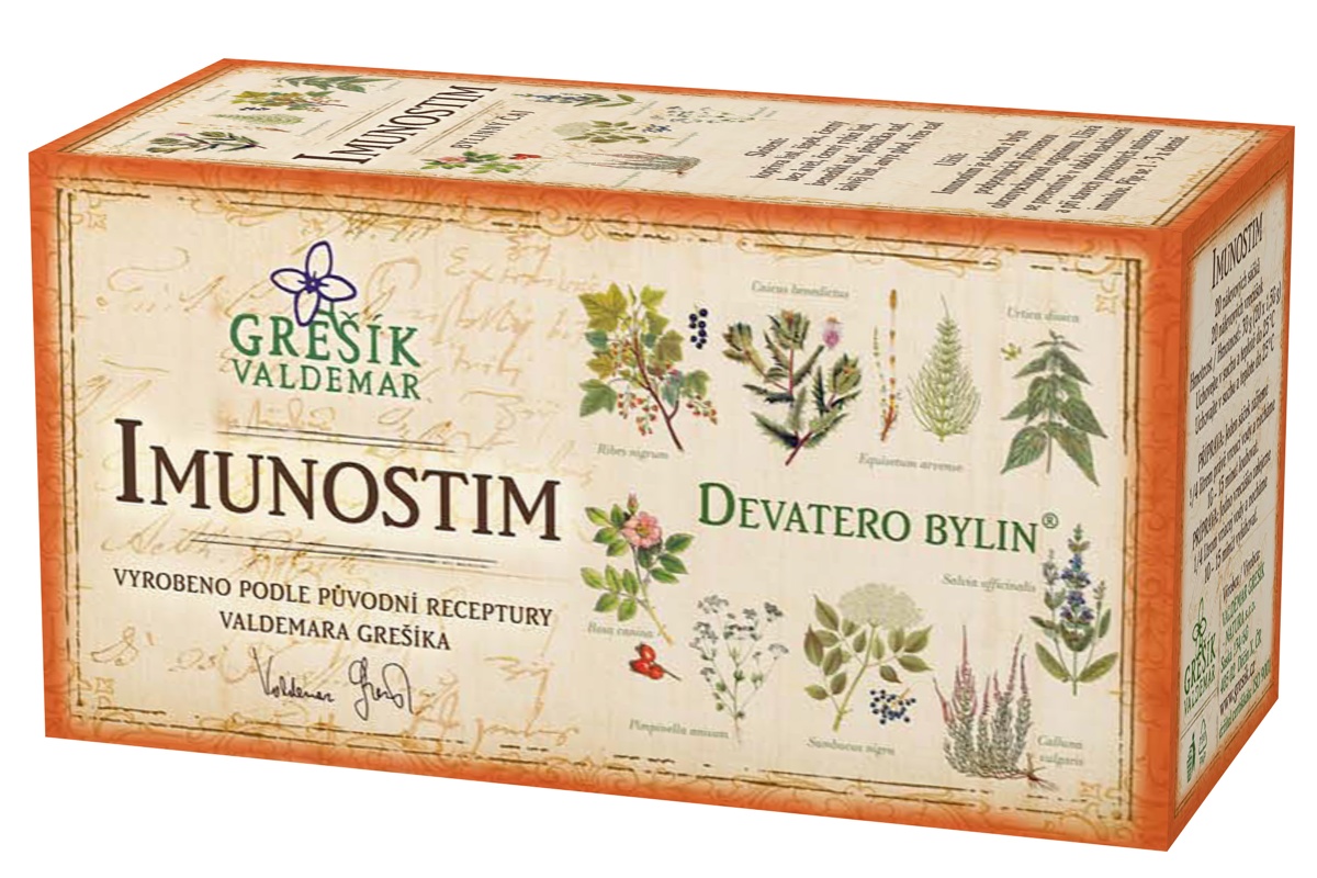 Grešík Imunostim čaj n.s. 20x1.5g Devatero bylin