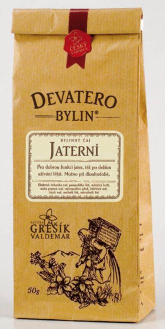 Grešík Jaterní čaj sypaný 50 g Devatero bylin