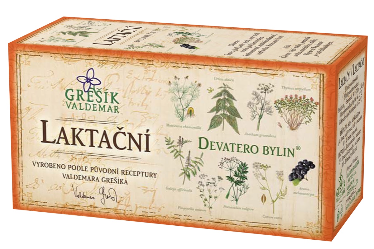 Grešík Laktační čaj n.s. 20x1.5g Devatero bylin