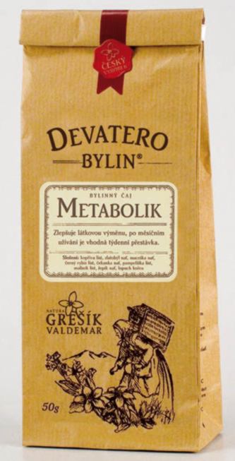 Grešík Metabolik čaj sypaný 50 g Devatero bylin