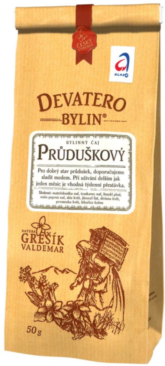 Grešík Průduškový čaj sypaný 50 g Devatero bylin