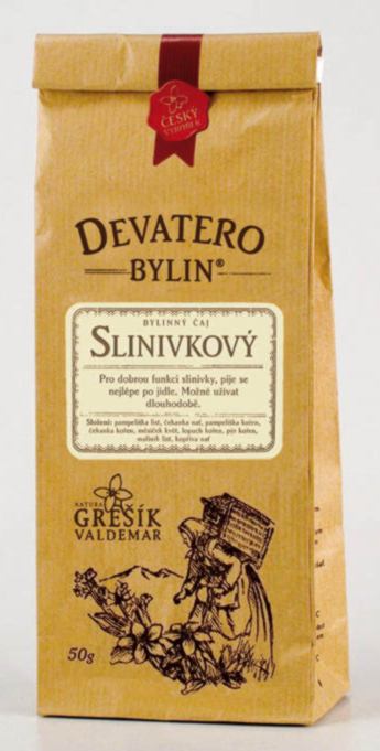 Grešík Slinivkový čaj sypaný 50 g Devatero bylin
