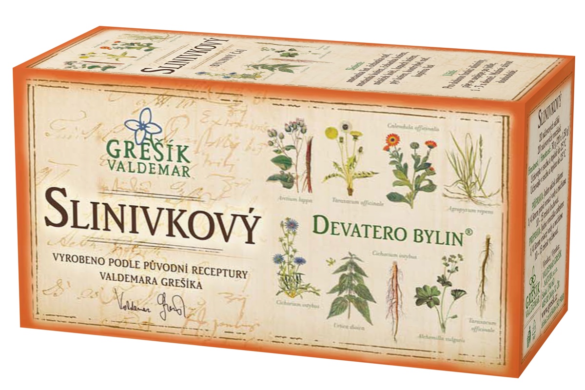 Grešík Slinivkový čaj n.s. 20x1.5g Devatero bylin