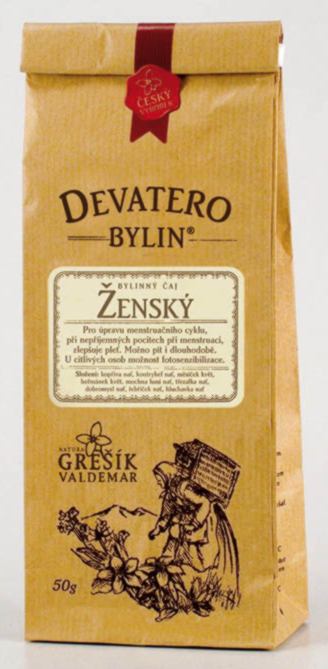 Grešík Ženský čaj sypaný 50 g Devatero bylin