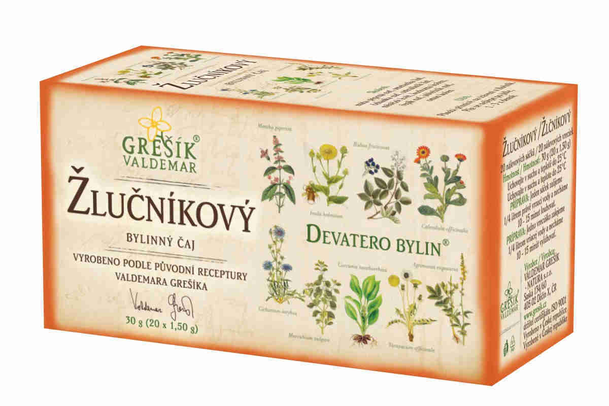 Grešík Žlučníkový čaj n.s. 20x1.5g Devatero bylin