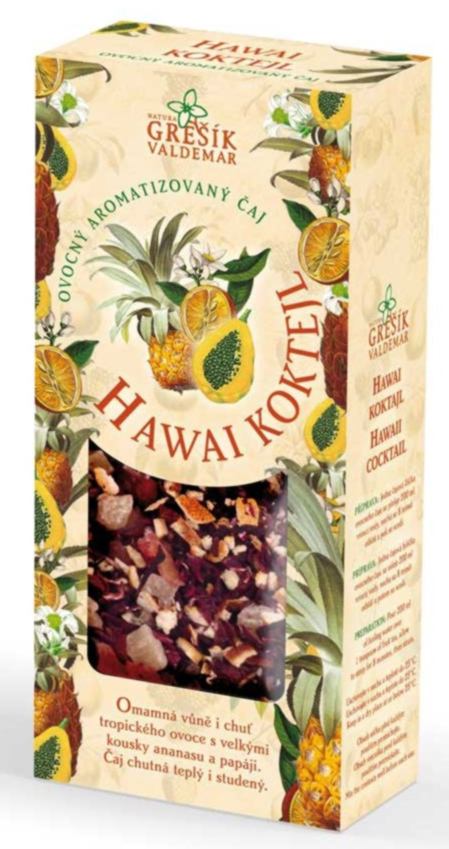 Grešík Hawai koktejl ovocný čaj sypaný 120g