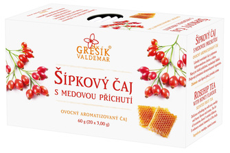 Grešík Šípkový čaj s medovou příchutí n.s. 20x3g