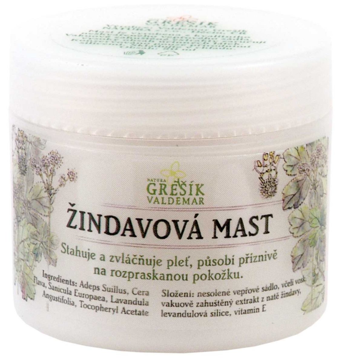 Grešík Žindavová mast 50g