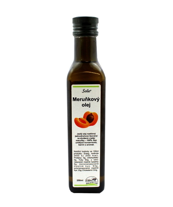 Solio Meruňkový olej za studena lisovaný 250 ml