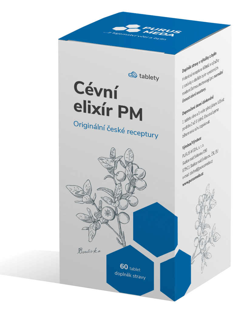 Purus Meda PM Cévní elixír 60 tbl.