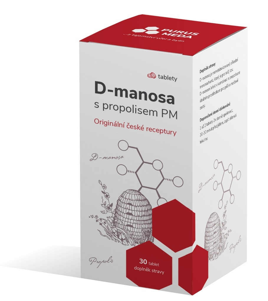 Purus Meda PM D-Manosa s propolisem 30 tbl.