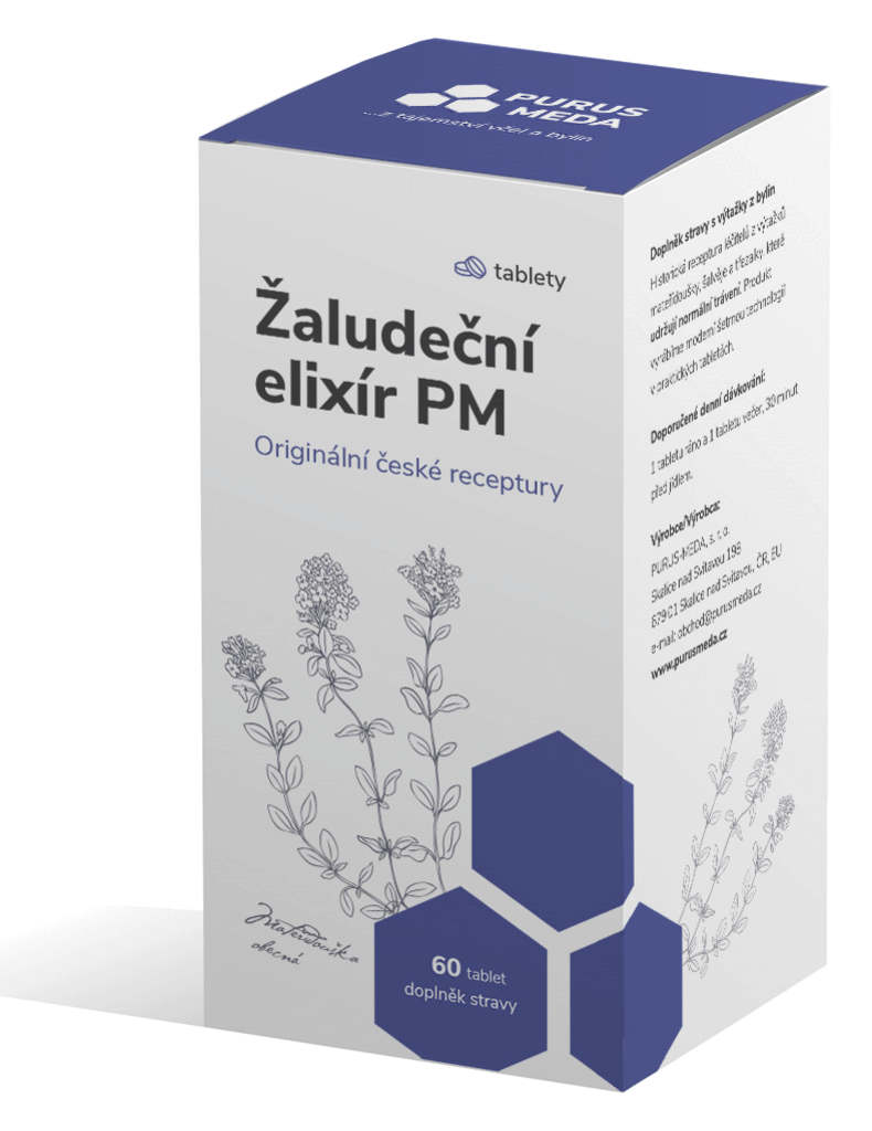 Purus Meda PM Elixír na pálení žáhy 60 tbl.