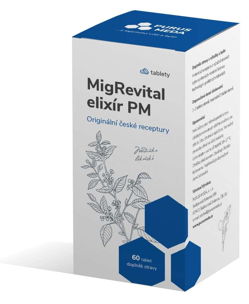 Purus Meda PM MigRevital elixír 60 tbl.