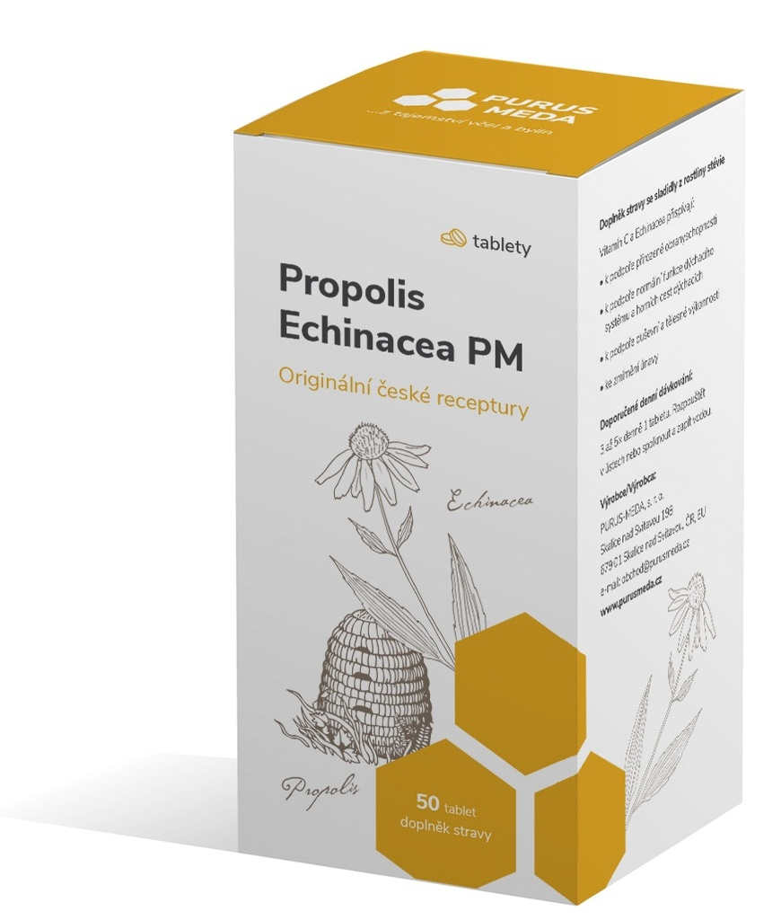 Purus Meda PM Propolis Echinacea 50 tbl.