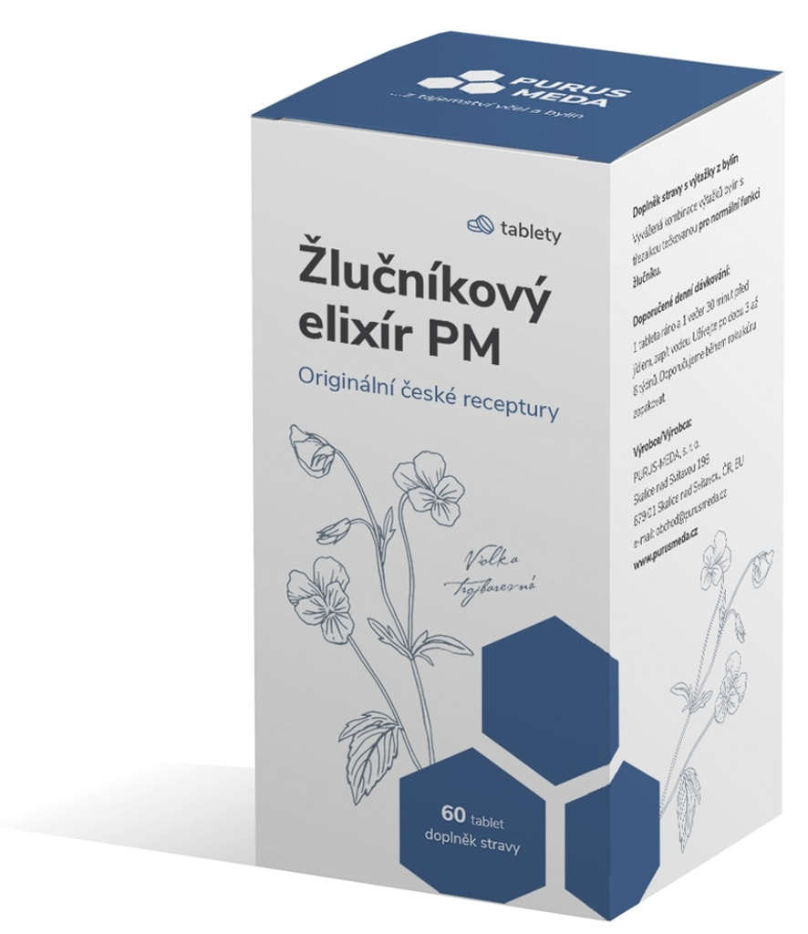 Purus Meda PM Žlučníkový elixír 60 tbl.