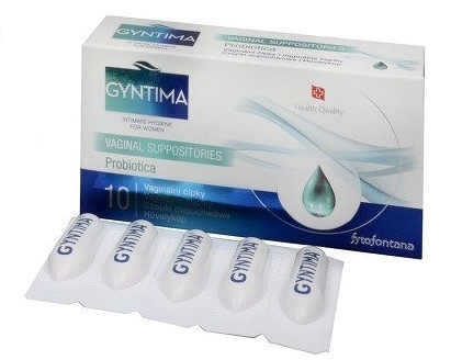 Herb Pharma Gyntima Probiotica vaginální čípky 10 ks