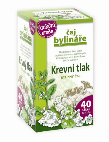 Čaj Bylináře Na krevní tlak čaj 40x1,6g