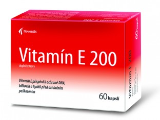 Noventis Vitamín E 200mg 60 kapslí