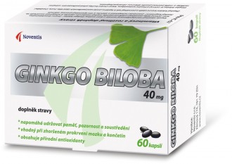 Noventis Ginkgo Biloba 40mg 60 kapslí