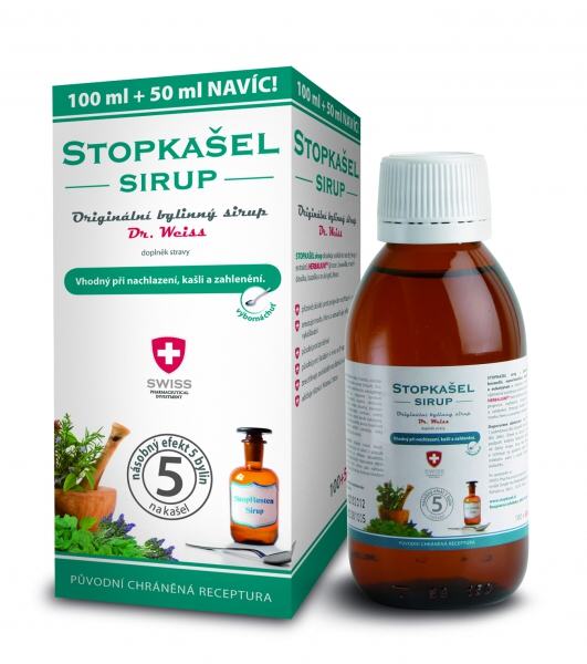 Simply You StopKašel sirup dr. Weiss pro děti 100 ml + 50 ml ZDARMA