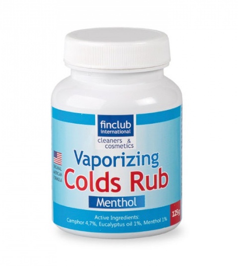 Finclub Vaporizing Colds Rub menthol - inhalační mast 125 g