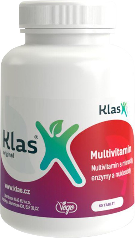 Klas Multivitaminy s minerály a enzymy 60 tbl.