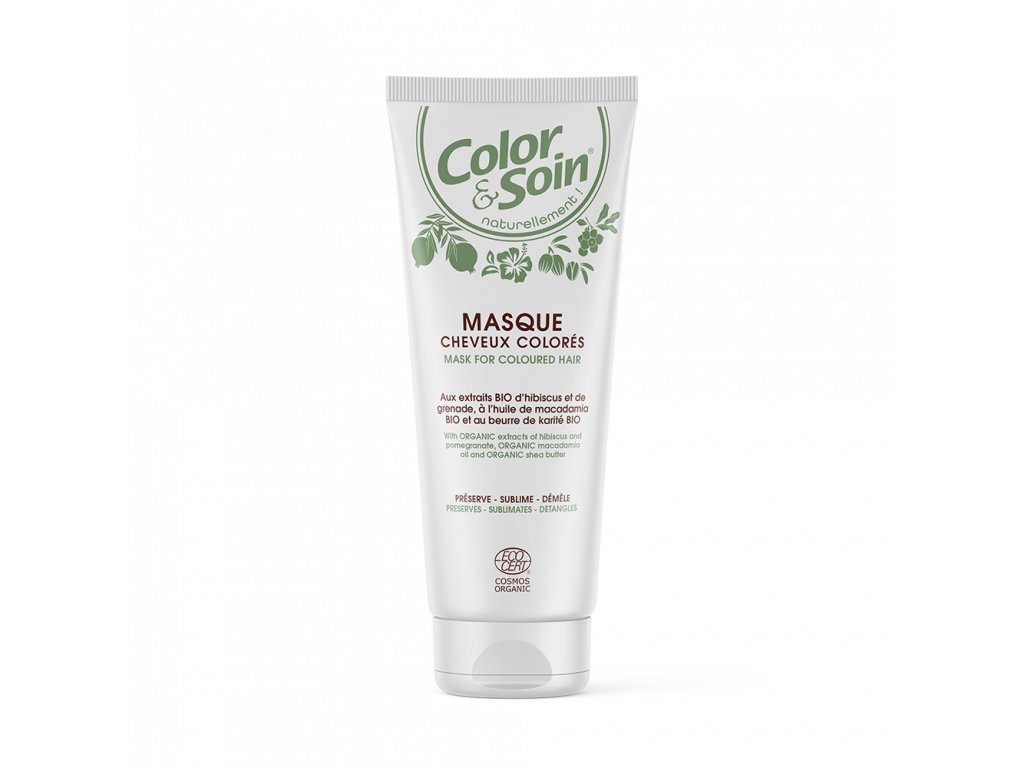 Color & Soin Přírodní maska ​​na barvené vlasy 200 ml