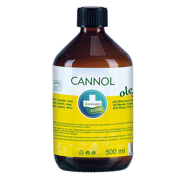 Annabis Cannol - konopný olej Balení: 500 ml