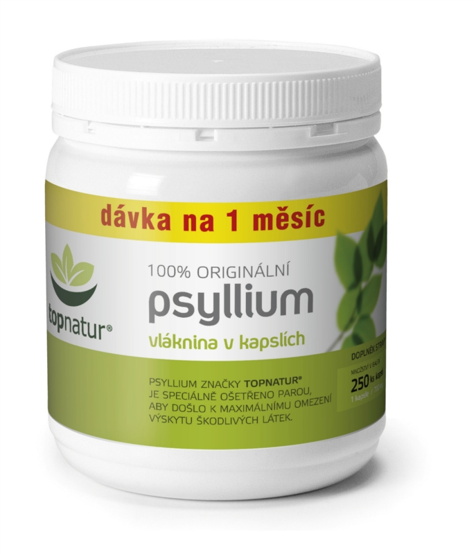 Topnatur Psyllium kapsle 100 ks