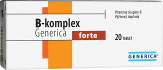 Generica B-komplex forte 20 tbl.