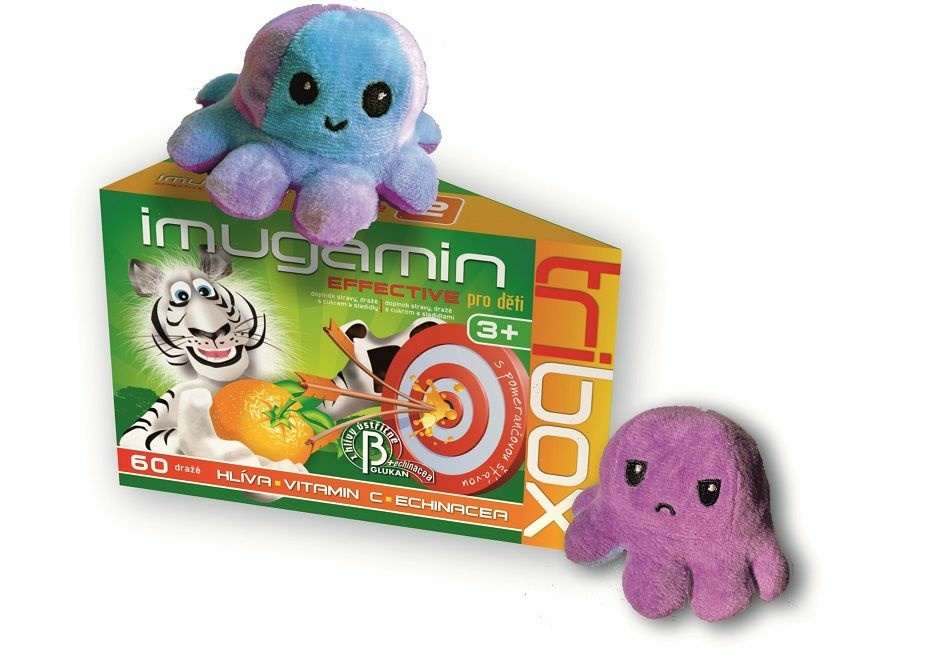 Pangamin Imugamin Effective pro děti Tribox 60 tbl. + dárek