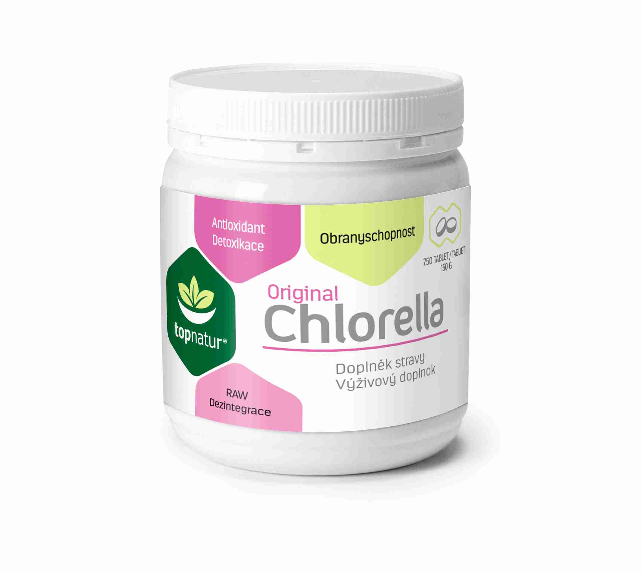 Topnatur Chlorella Original 750 tbl.