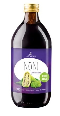 Allnature Noni Premium BIO šťáva 500 ml