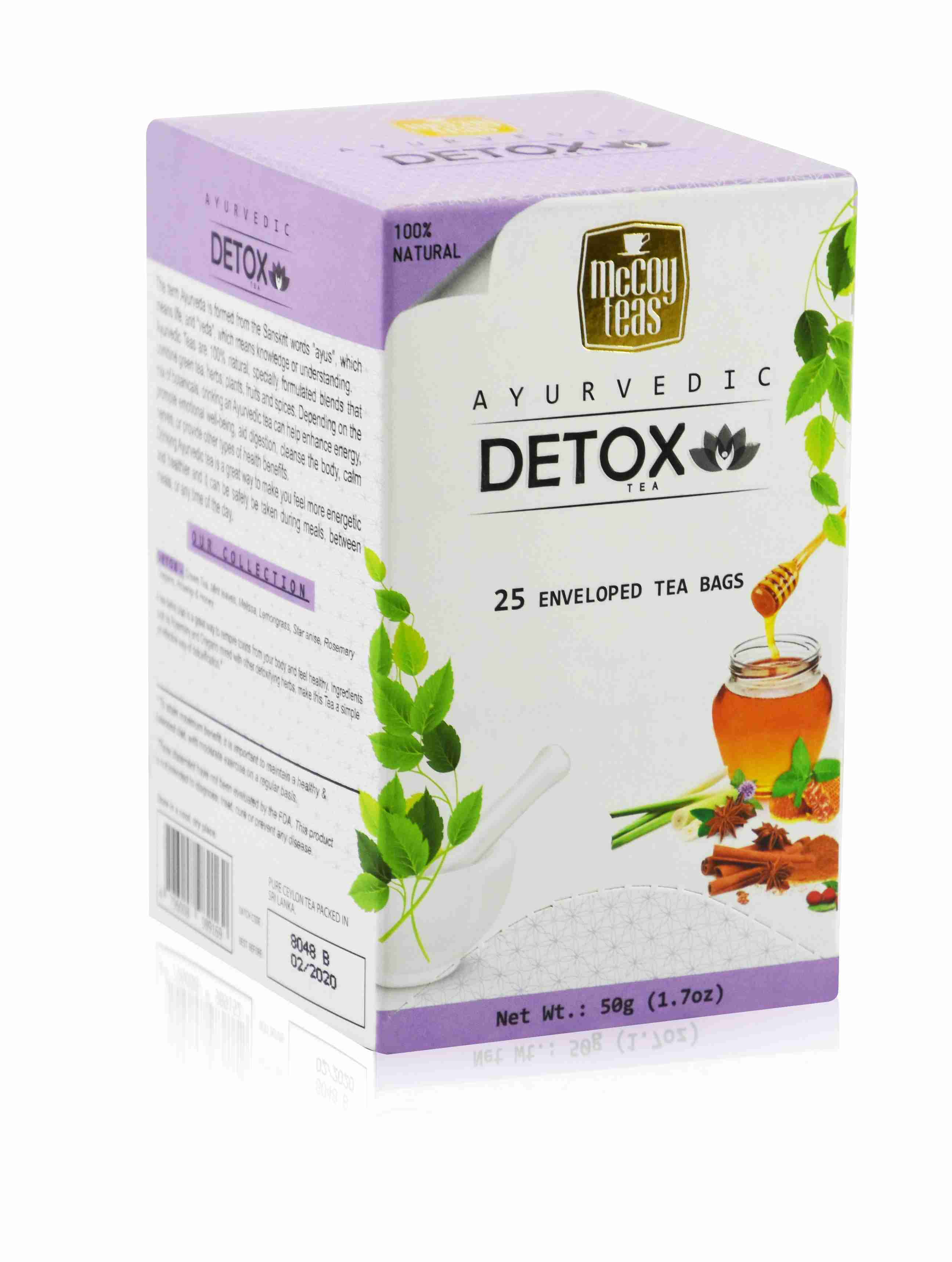 McCoy Teas Ajurvédský detoxikační čaj 25x2g