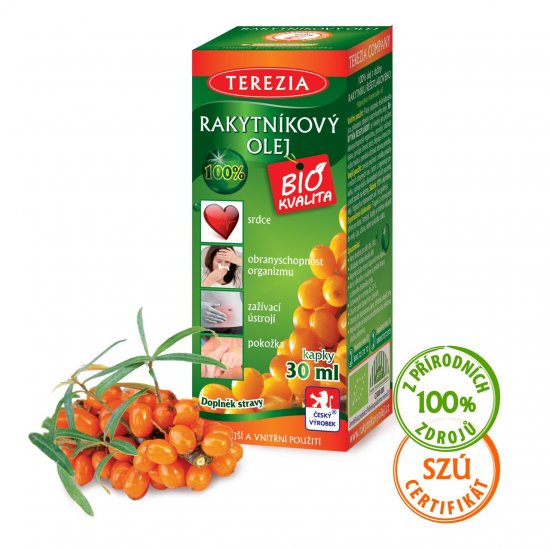 Terezia 100% Rakytníkový olej - kapky 30 ml