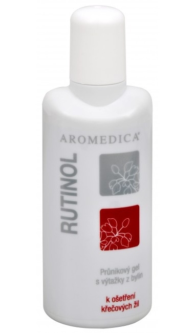 Aromedica Rutinol - průnikový gel na křečové žíly a hematomy 100 ml