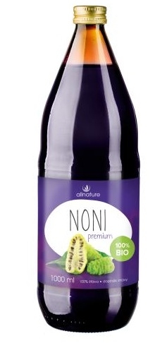 Allnature Noni Premium BIO šťáva 1000 ml