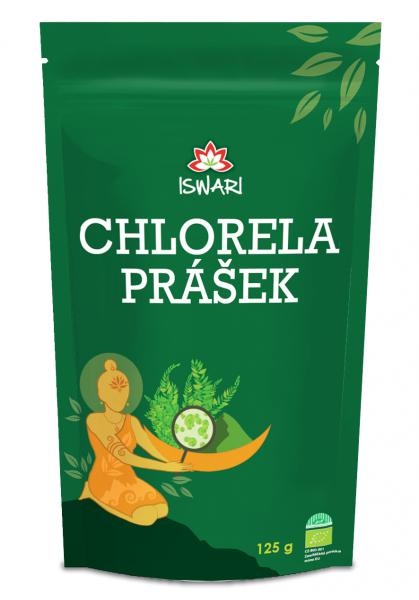 Iswari Bio Chlorella prášek 125 g