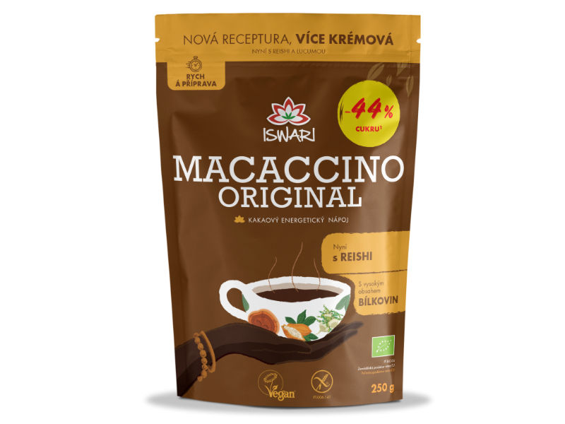 Iswari Bio Macaccino Kakaový energetický nápoj Balení: 250g