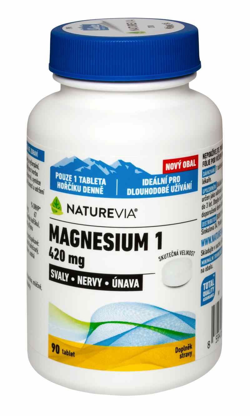Naturevia Magnesium "1" 420mg 90 tbl.