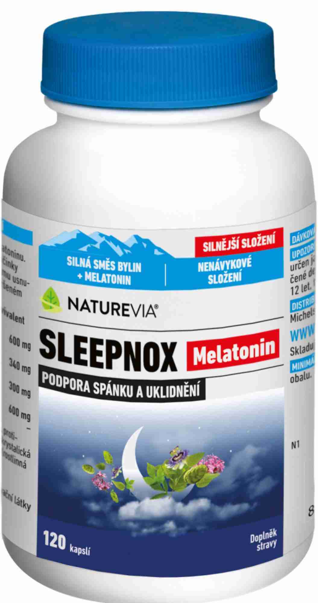 Naturevia Sleepnox Melatonin Balení: 120 ks