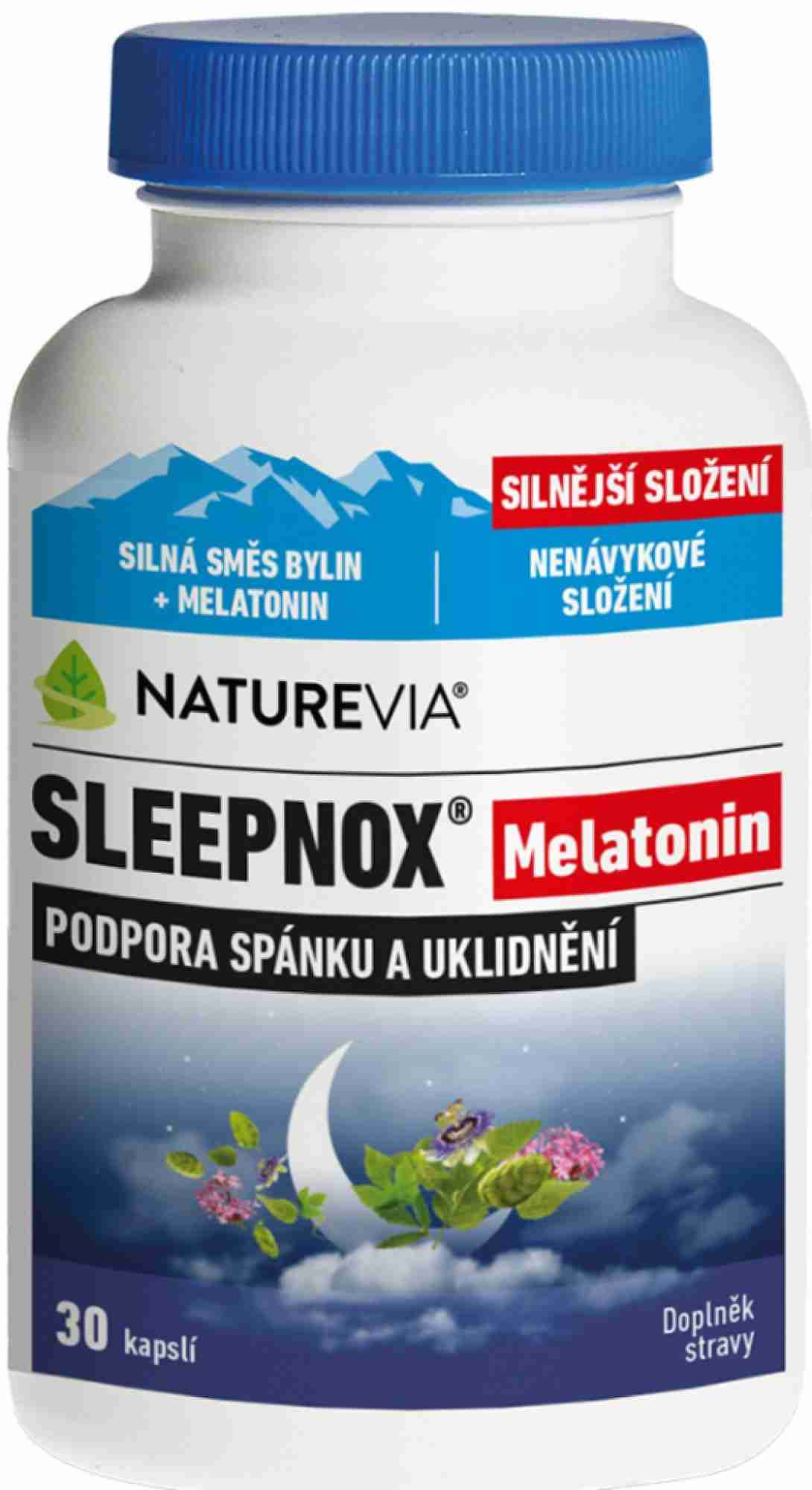 Naturevia Sleepnox Melatonin Balení: 30 ks