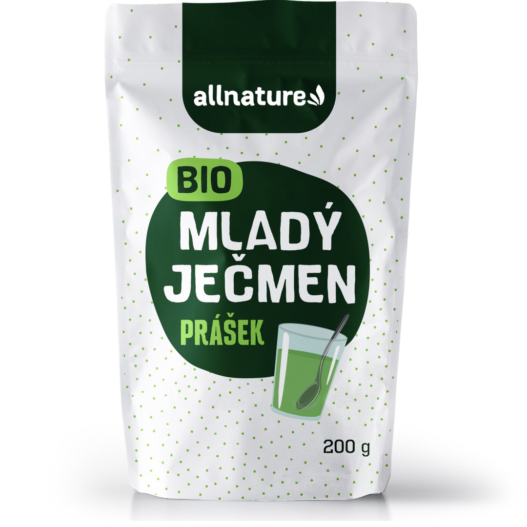 Allnature Bio Mladý ječmen prášek 200 g