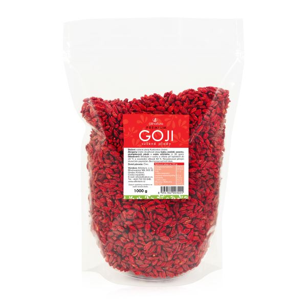 Allnature Goji Kustovnice čínská sušené plody 1000 g