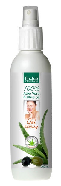 Finclub Gel spray Aloe vera & olivový olej 200 ml