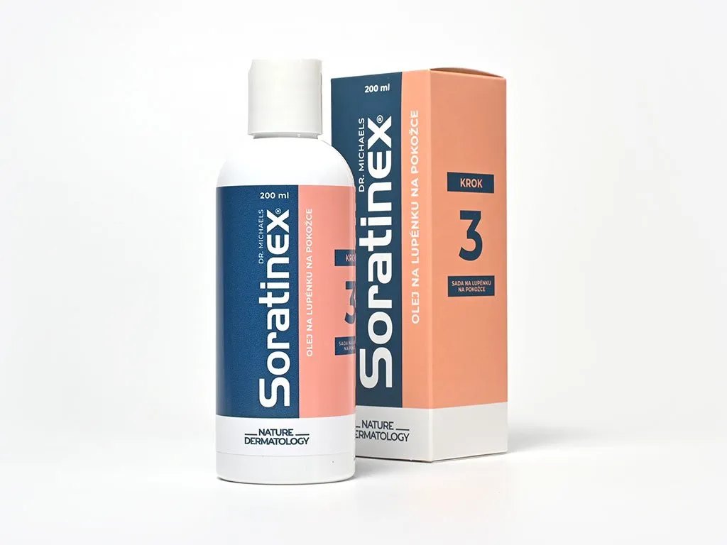 Soratinex Dr. Michaels Tělový olej na lupénku (Skin Care Oil) 200 ml