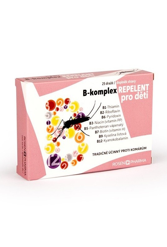 Rosenpharma Rosen B-komplex Repelent pro děti 25 drážé