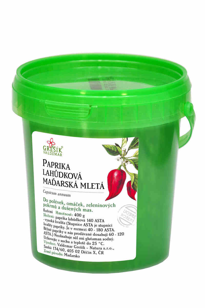 Grešík Paprika lahůdková maďarská mletá Balení: 400 g