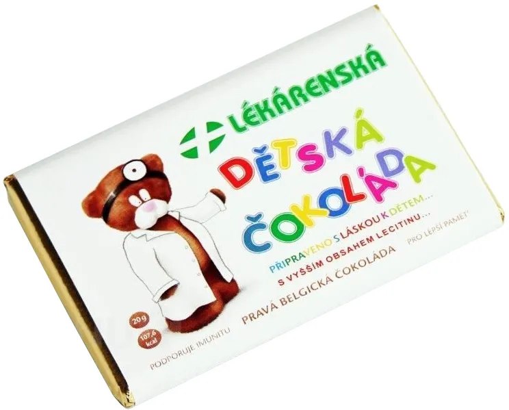 Chocopharm Dětská čokoláda od Dr. Médi 20 g Balení: 1 ks