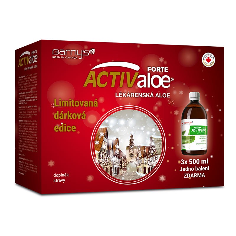 Barny´s ACTIValoe Lékárenská aloe 3x 500 ml